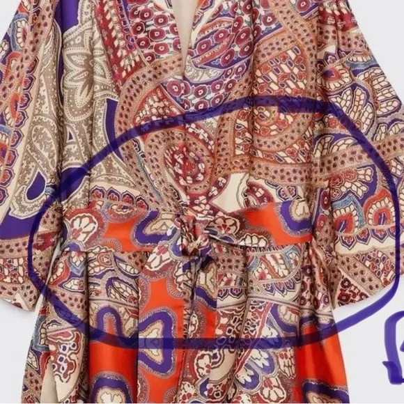ZARA PRINTED KIMONO SHIRT BLOGGER FAV